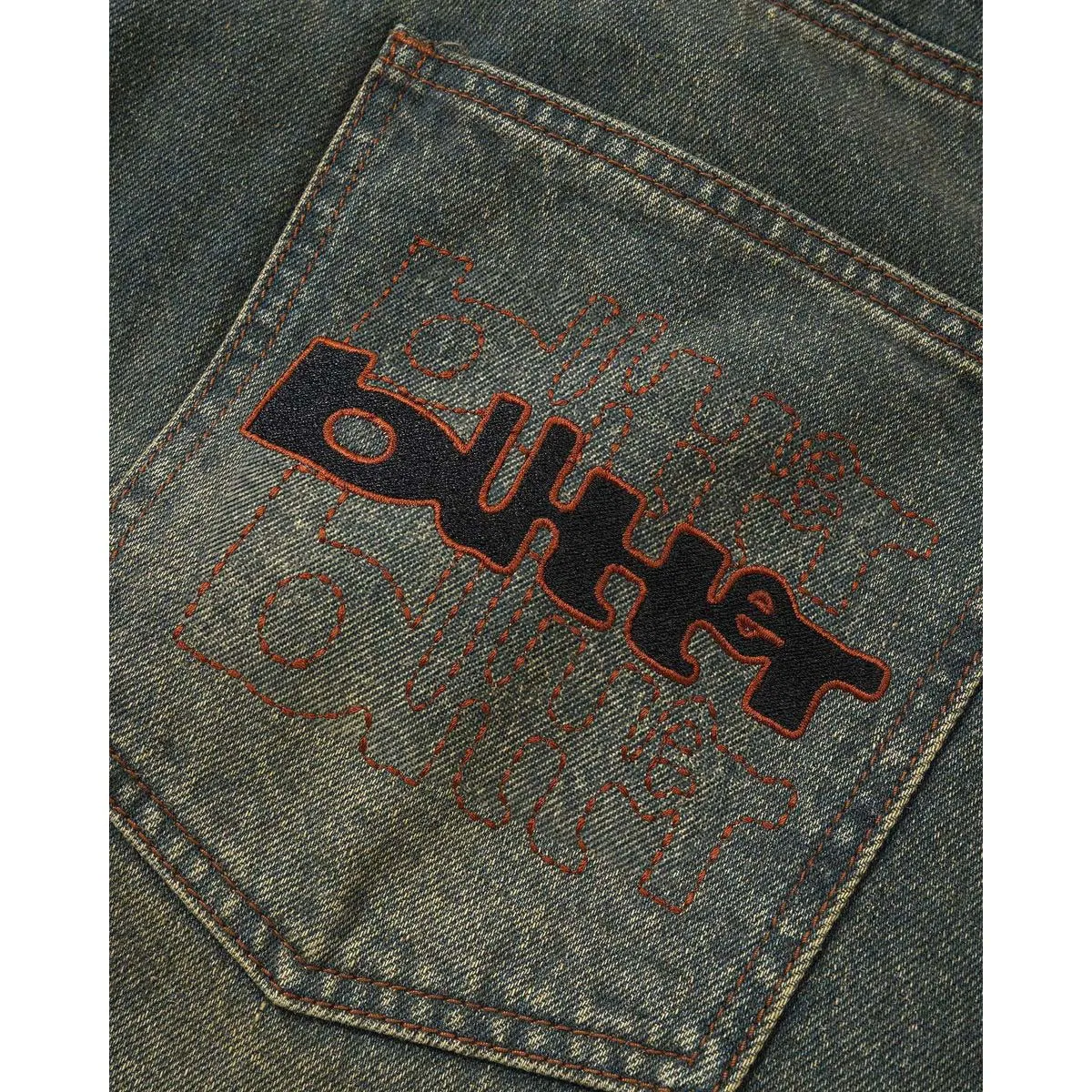Butter Goods - Warped Denim Shorts Dirty Wash Indigo