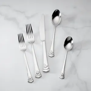 Butterfly Meadow II Mirror 65-Piece Flatware Set