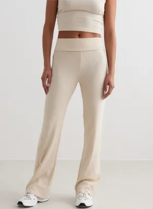 Cafè Au Lait Ease Ribbed Pants