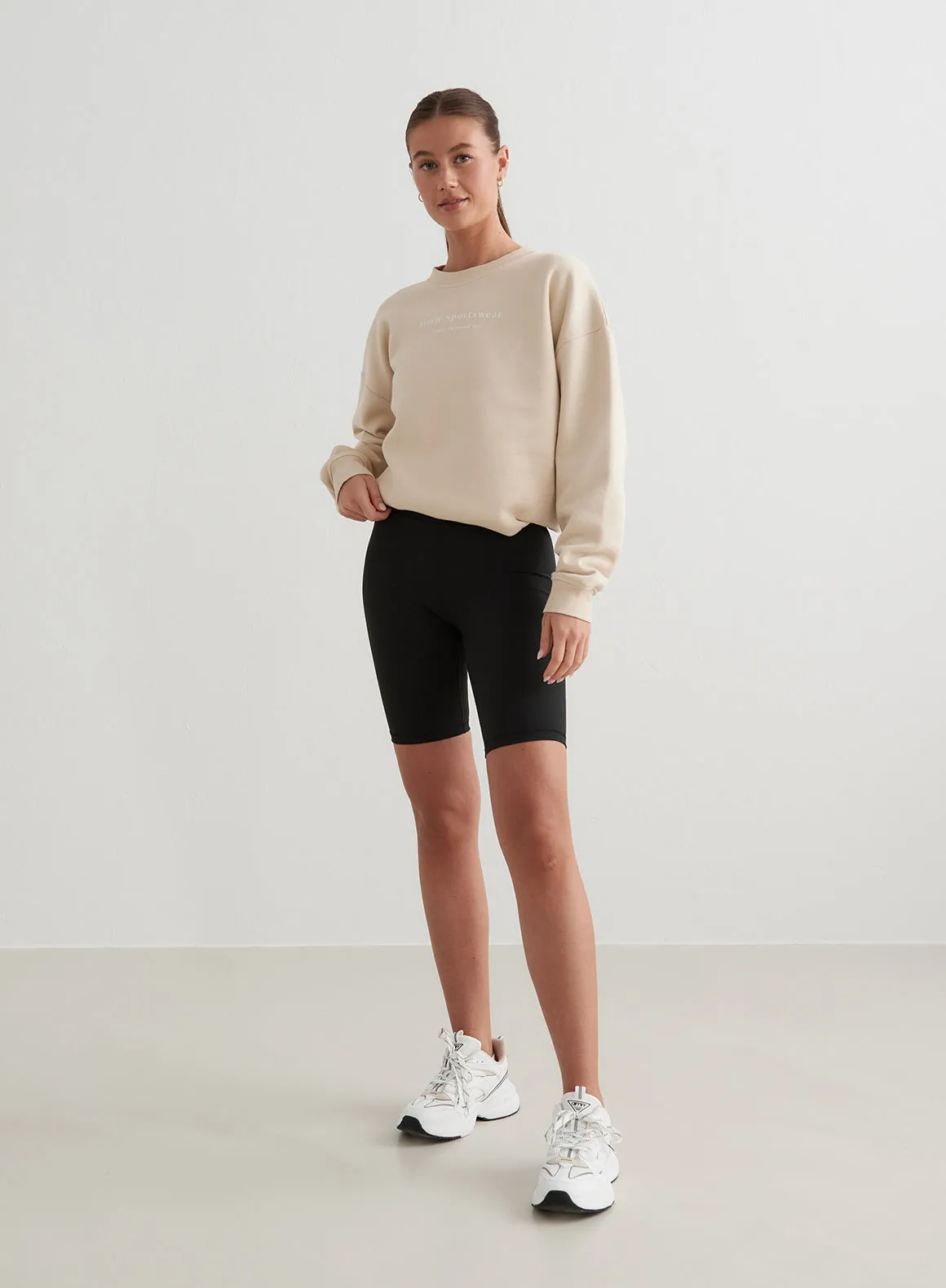 Café Au Lait Serif Sweatshirt