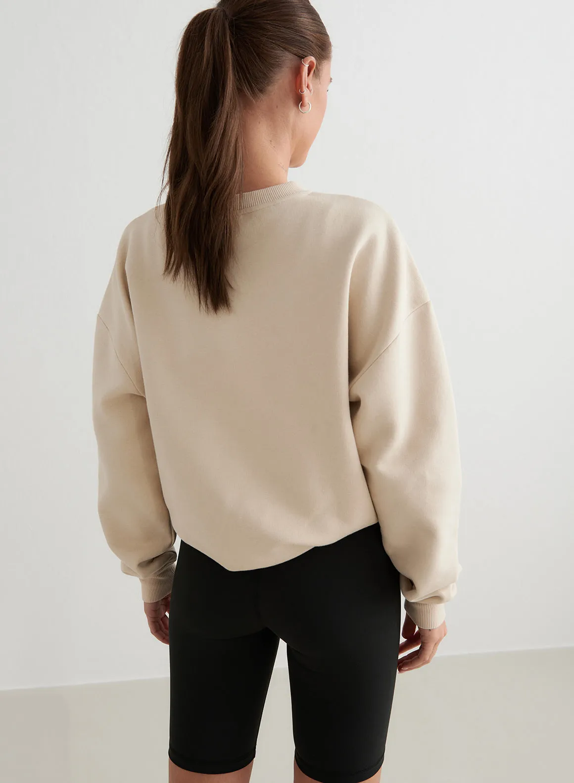 Café Au Lait Serif Sweatshirt