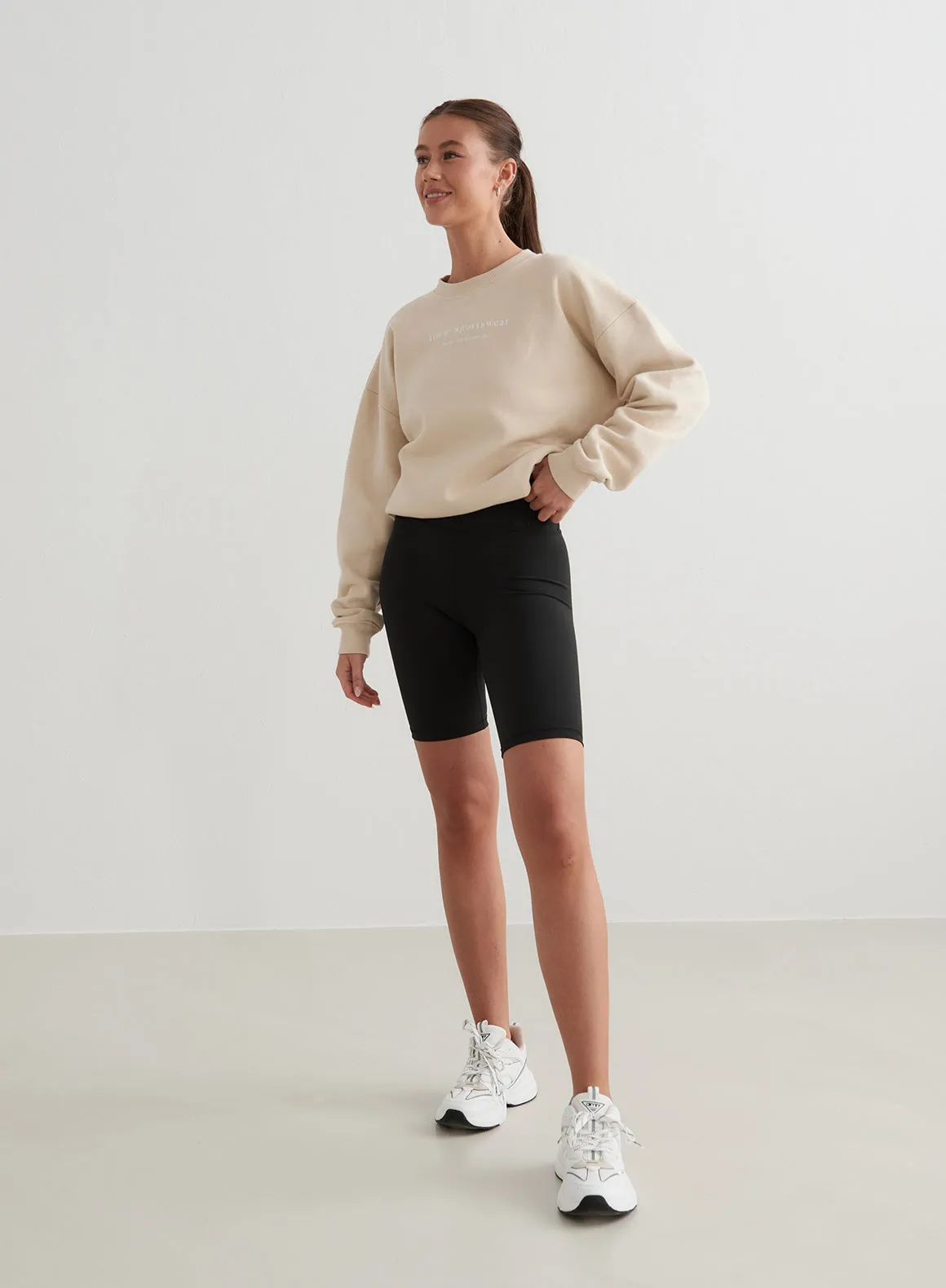 Café Au Lait Serif Sweatshirt