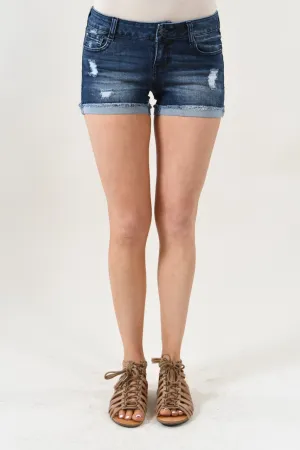 Calypso Shorts ~ Dark Denim