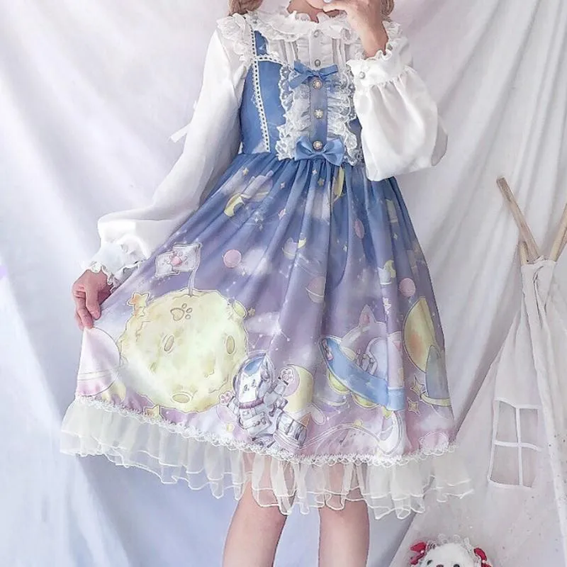 Cat Space Dress SD00390