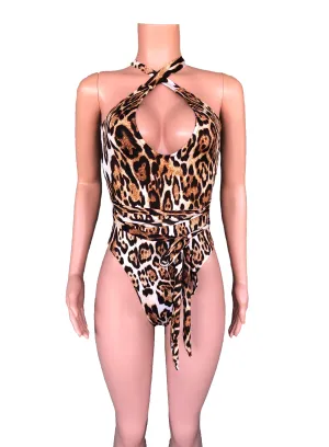 Cat Walk high cut wrap around monokini