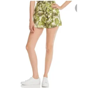 Chaser Women's  Linen Belted Shorts
