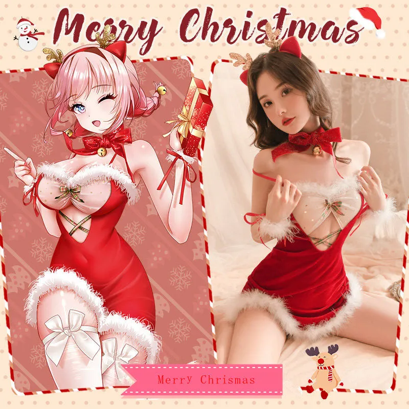 Christmas Elk Dress Set UB98776
