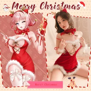 Christmas Elk Dress Set UB98776