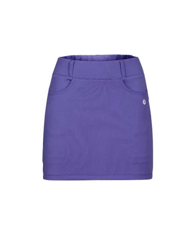 CHUCUCHU Women's Spring Jersey H-Line Skirt - VIOLET