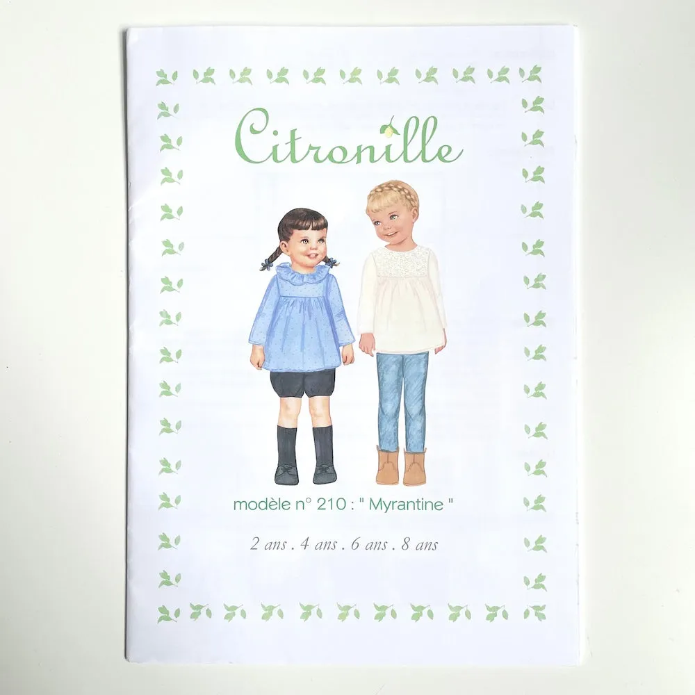 Citronille Patterns : Myrantine Child's Top