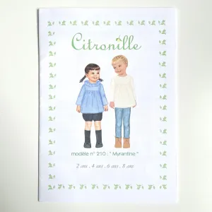 Citronille Patterns : Myrantine Child's Top