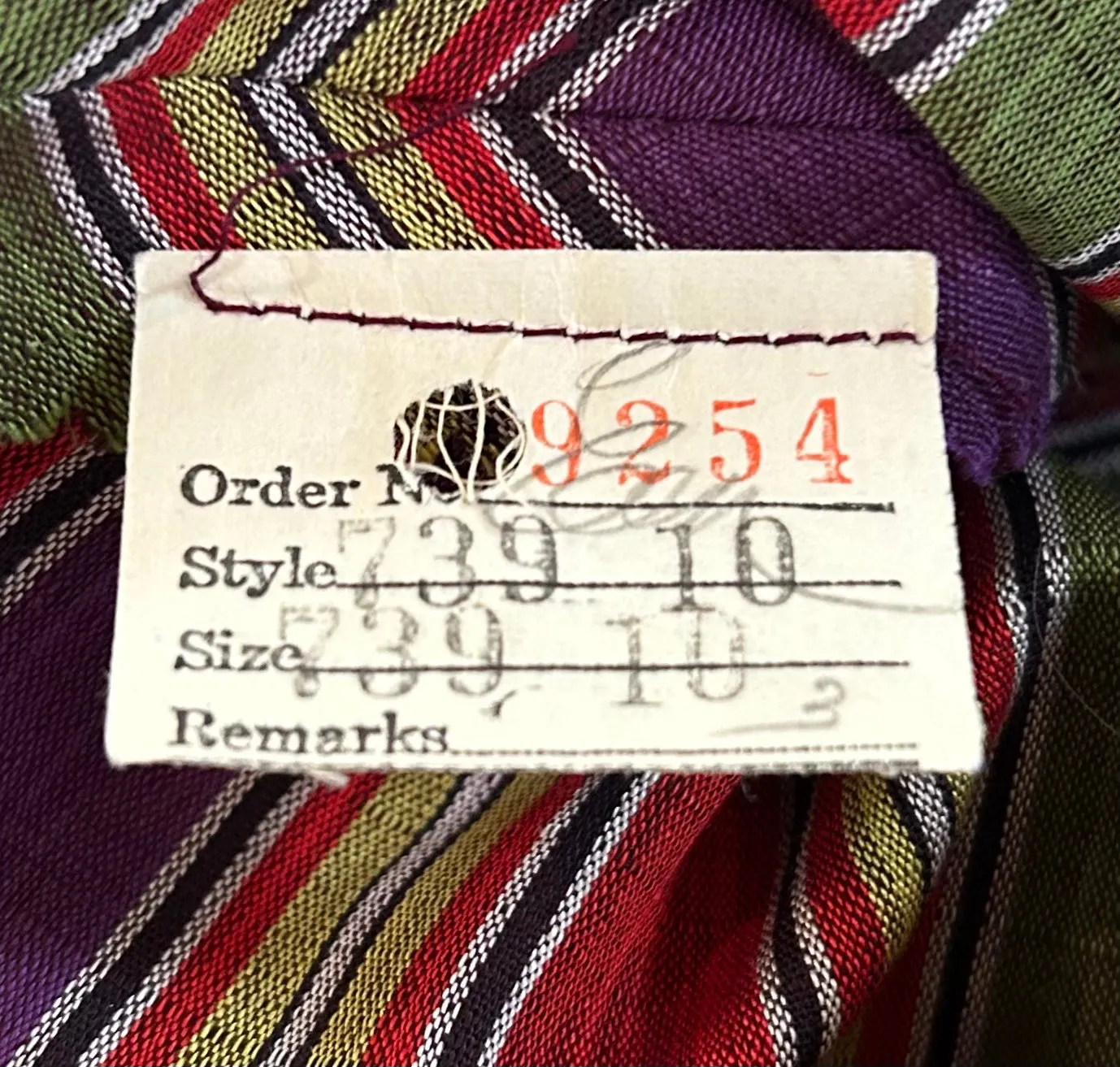 Claire McCardell 1940s Cotton Chevron Point Dress with Belt and Pockets