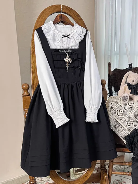 Classical Lolita Dress Polyester Sleeveless Dress Sweet Lolita Dress