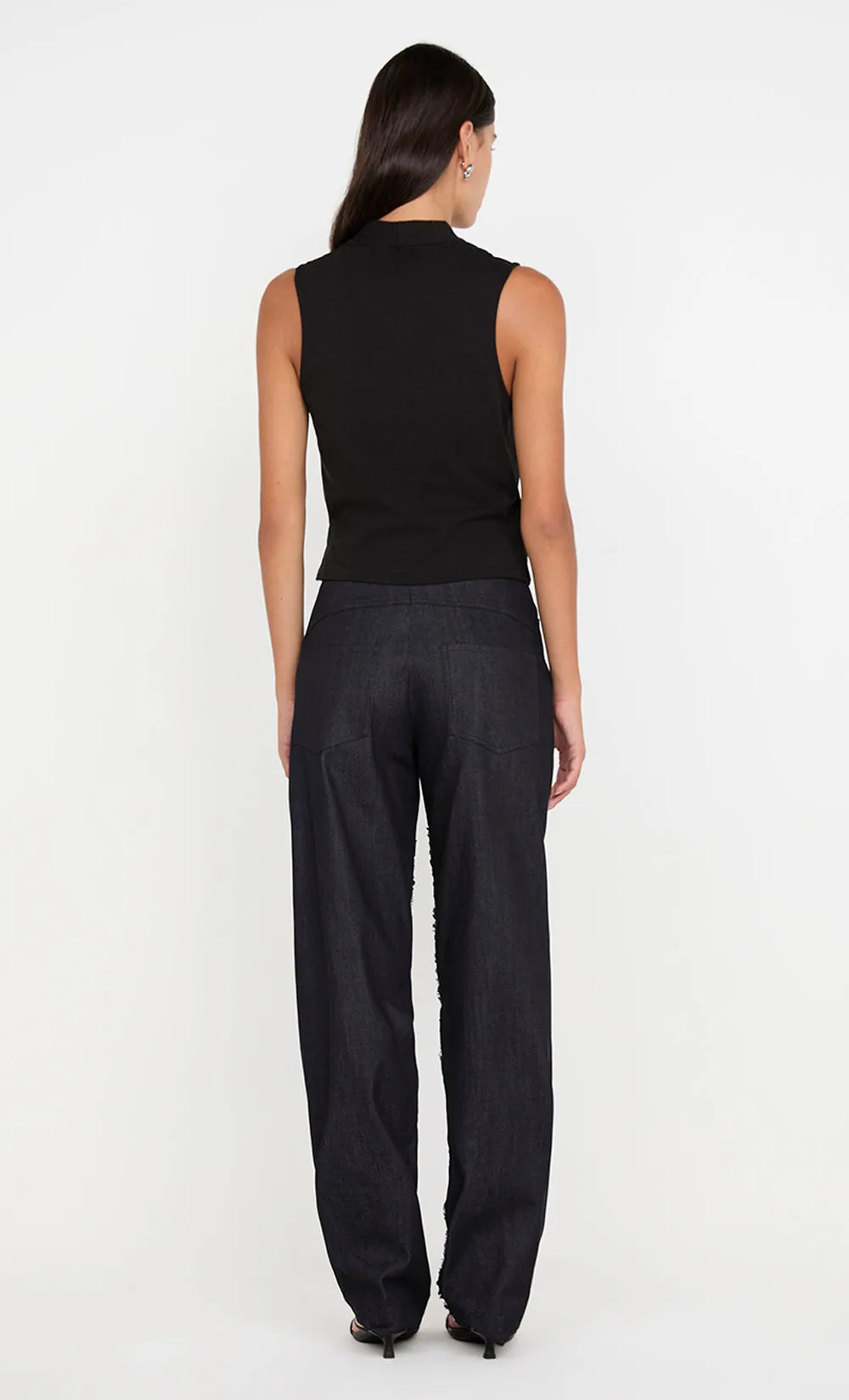 CLAUDELLE JEAN - SILVER/DEEP INDIGO