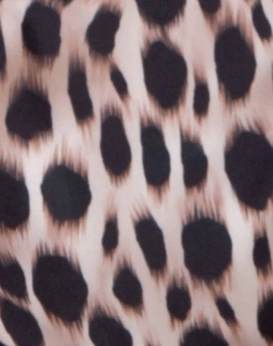 Cleo Bikini Top in Original Cheetah