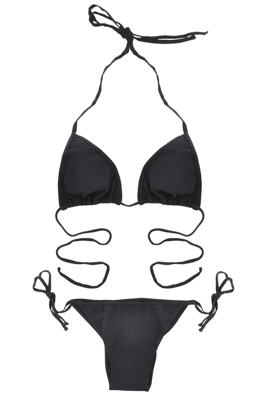 CLUBE BOSSA JASMIN Black Τriangle Bikini