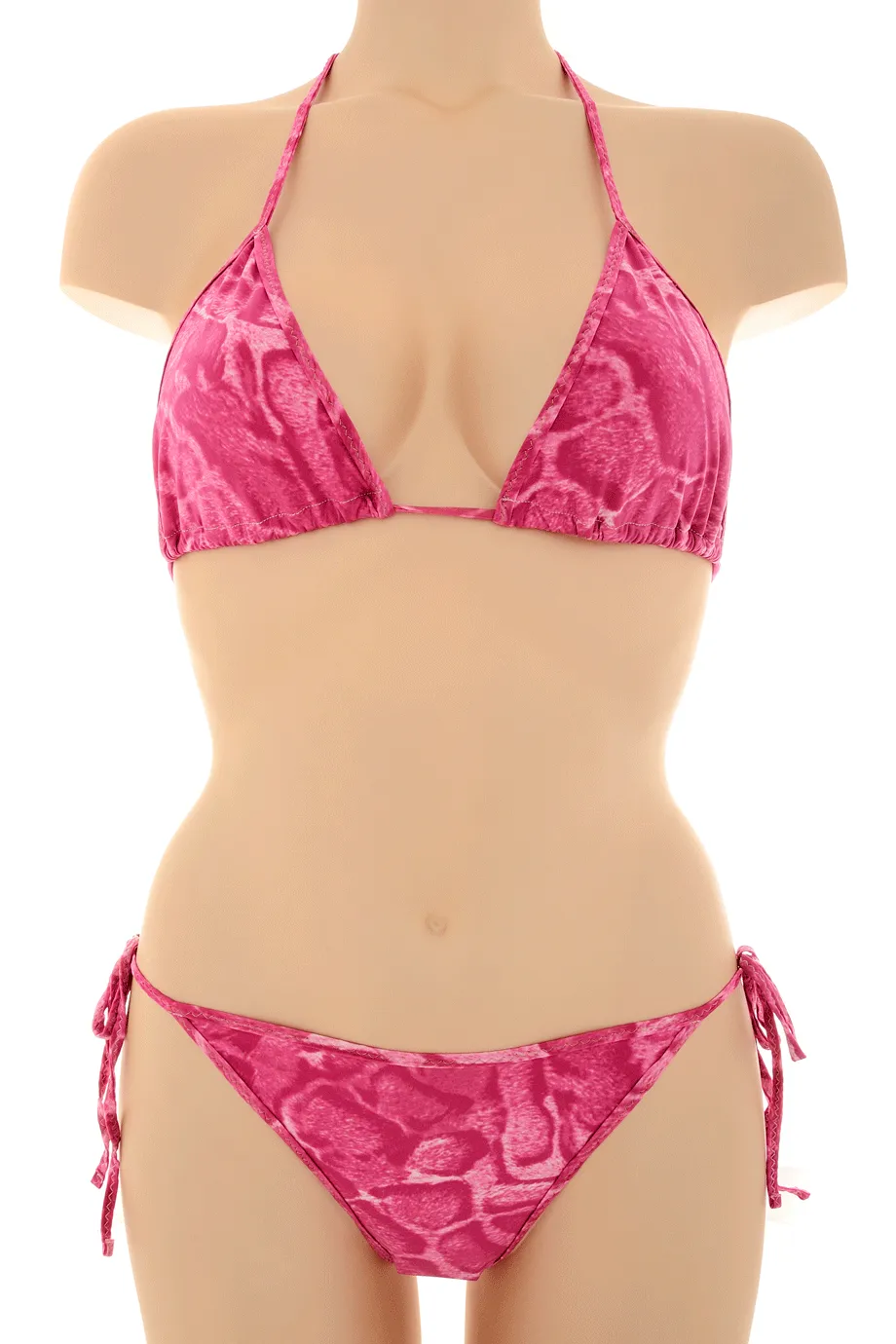 CLUBE BOSSA PINK ANIMAL Print Triangle Bikini