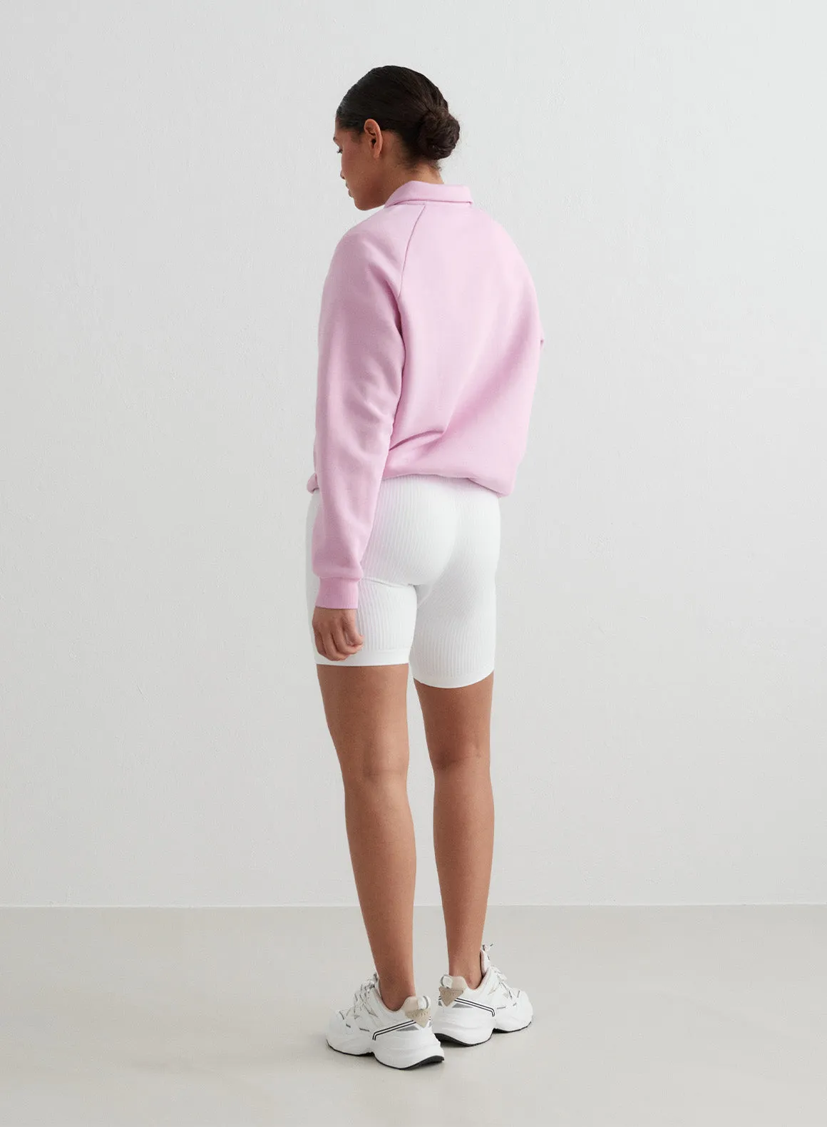 Cotton Candy Pitch Polo Sweatshirt