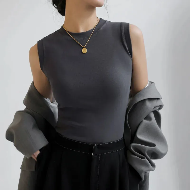 Cotton Sleeveless Top