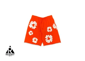 Cotton Wreath Shorts "Orange"