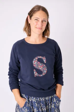 Create Your Own Navy Ladies Sweatshirt