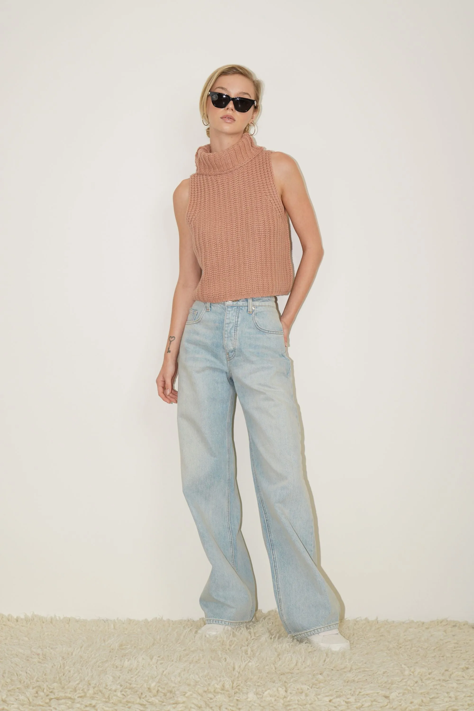 Cropped Turtleneck