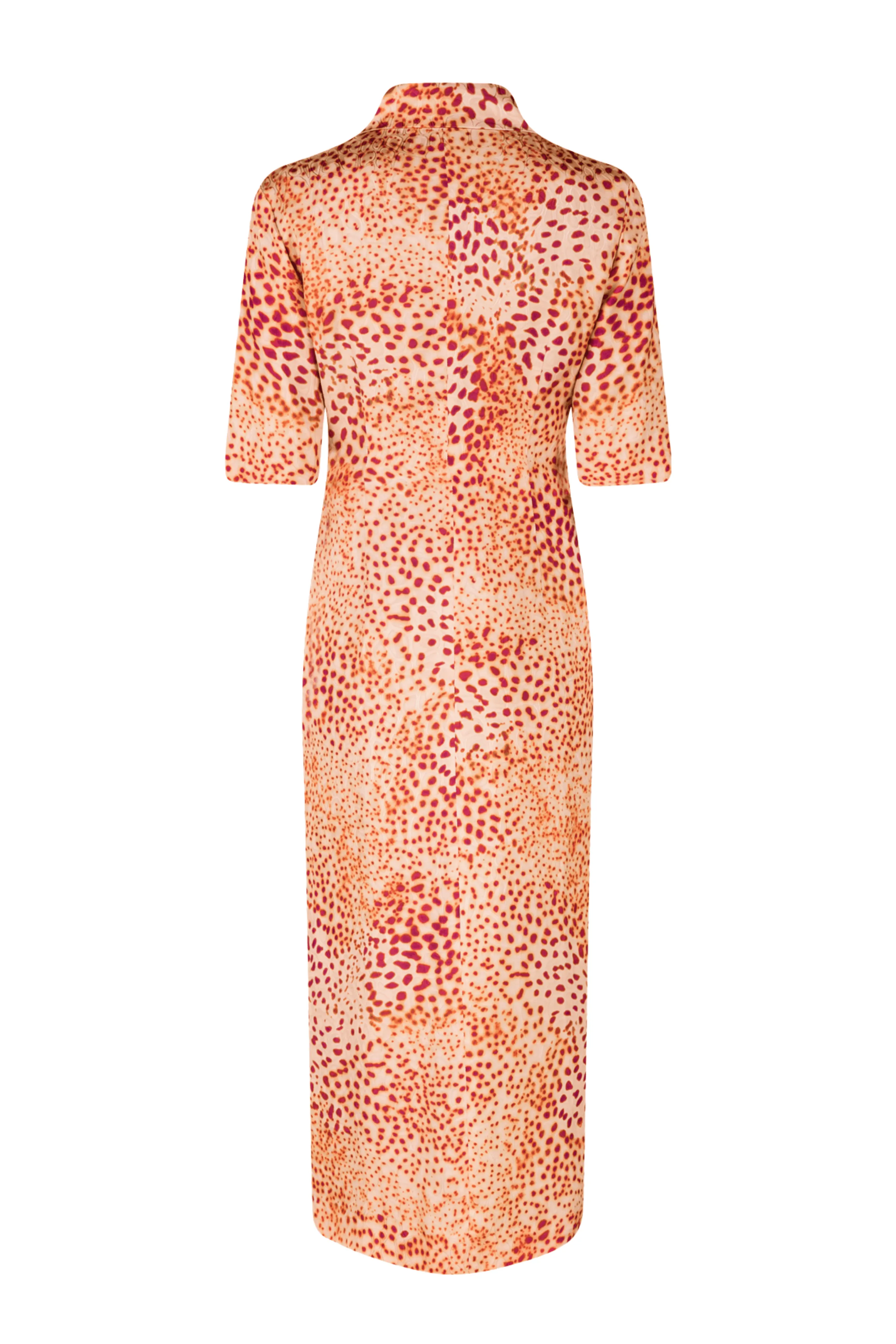 Danice Print Jacquard Wrap Dress