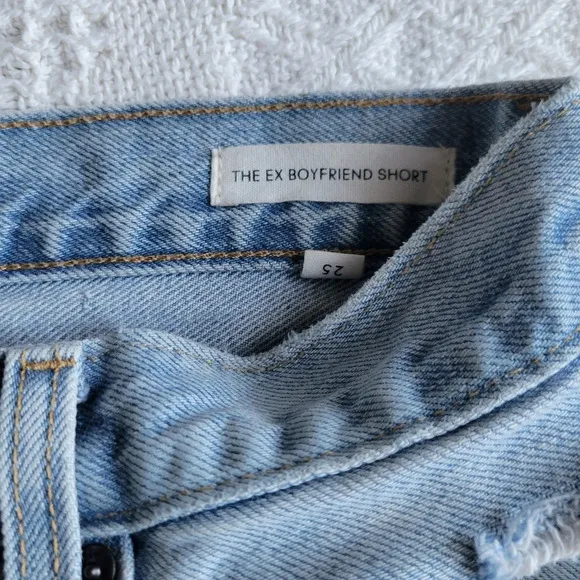 Denim Forum - The Ex-Boyfriend Hi-Rise, Relaxed Cut Off Jean Short