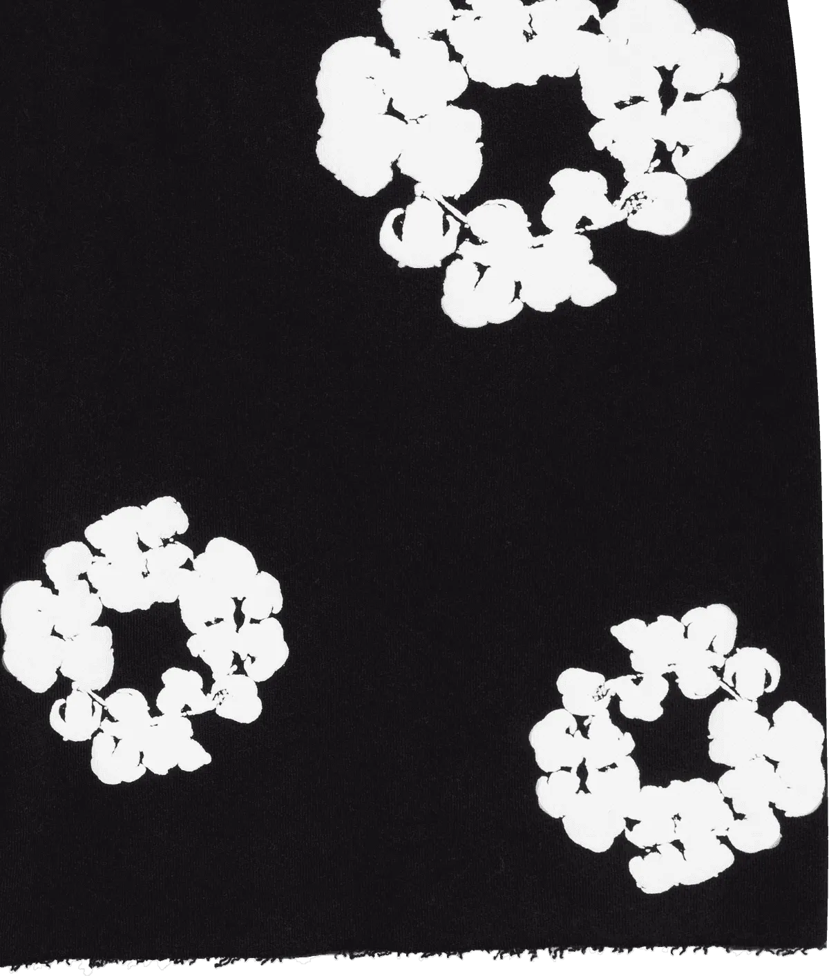 Denim Tears The Cotton Wreath Sweat Shorts Black