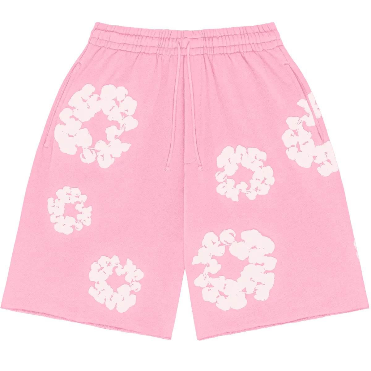 Denim Tears The Cotton Wreath Sweat Shorts Pink