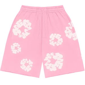 Denim Tears The Cotton Wreath Sweat Shorts Pink