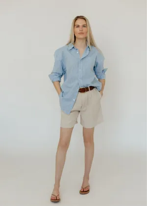 Denimist Double Pleat Shorts