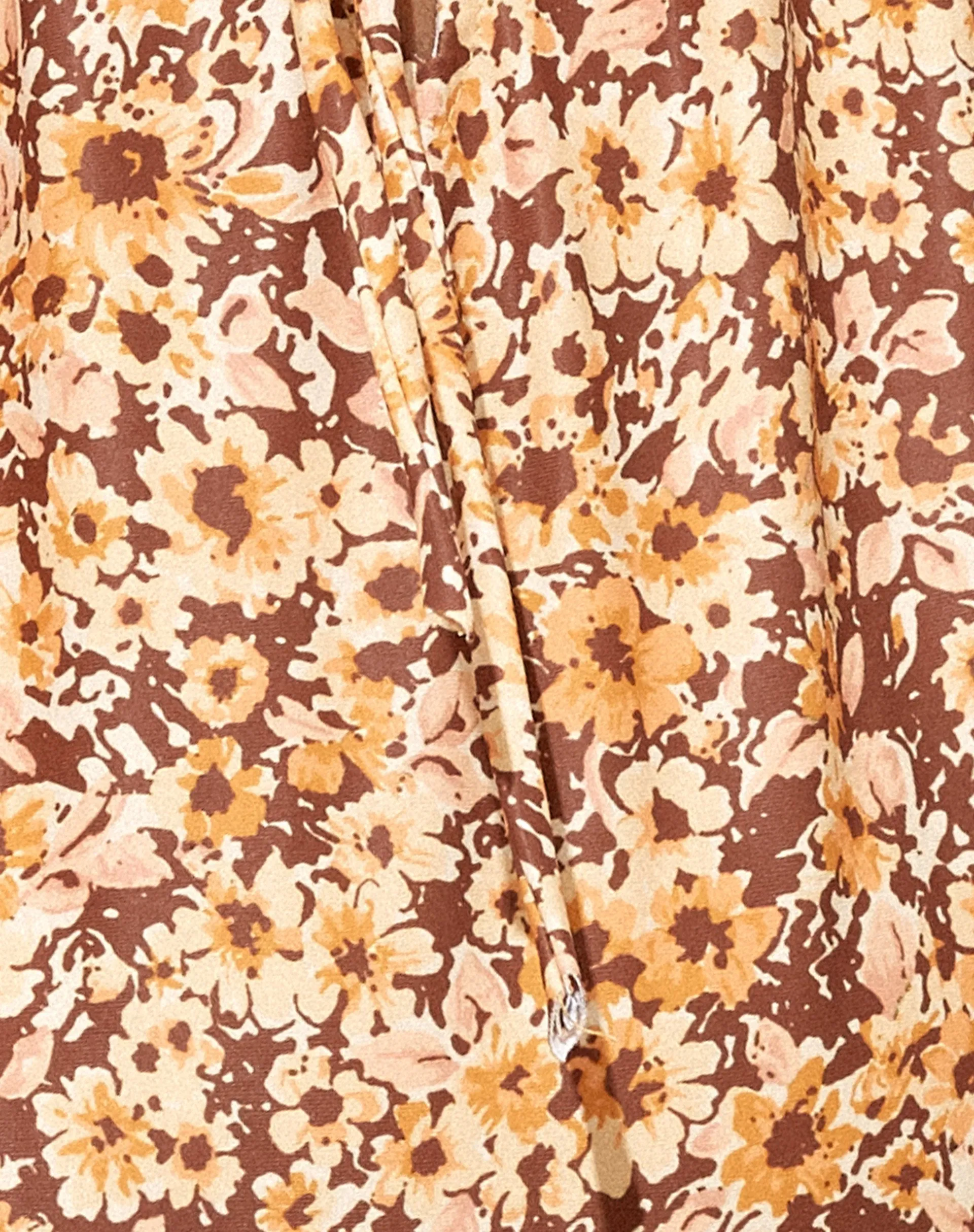 Denna Swimsuit in Small Flower Brown