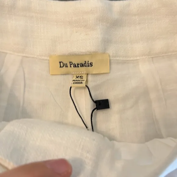 DU PARADIS Linen Shorts