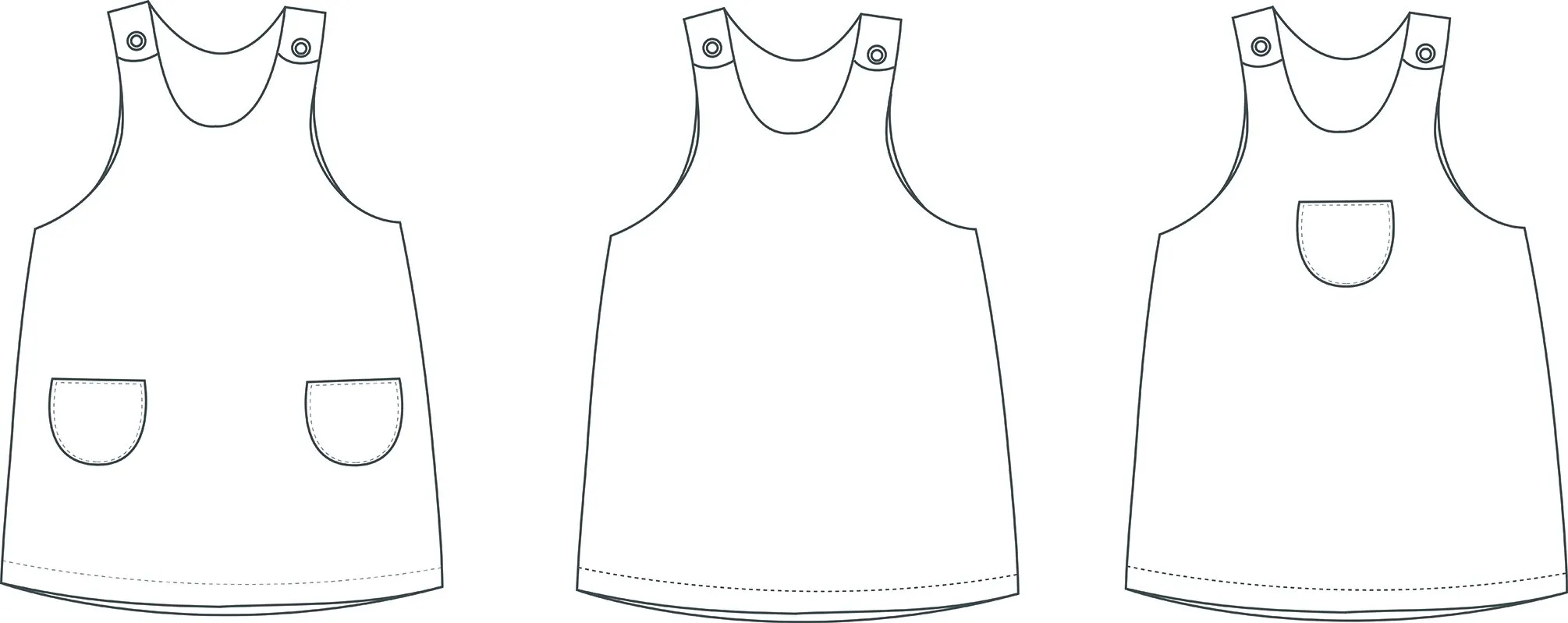 Dungaree dress