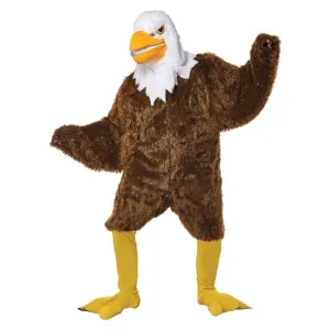 Eagle Maniac Mascot Adult Costume