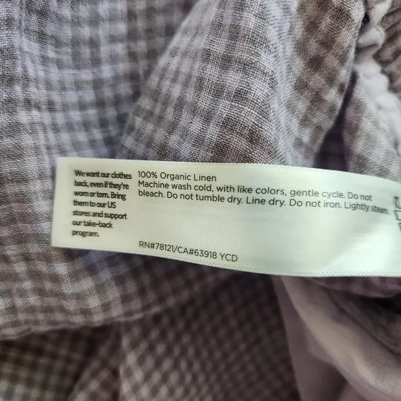 Eileen Fisher Drawstring Mid Thigh Shorts In Puckered Organic Linen Size 3X New