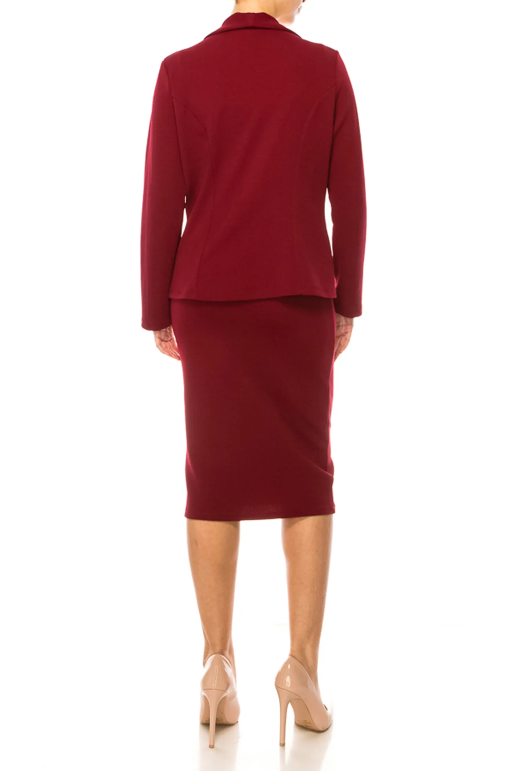 Elegant 2-Piece Suit – Blazer and Pencil Skirt, Professional Workwear V738-S1701SET $18Each