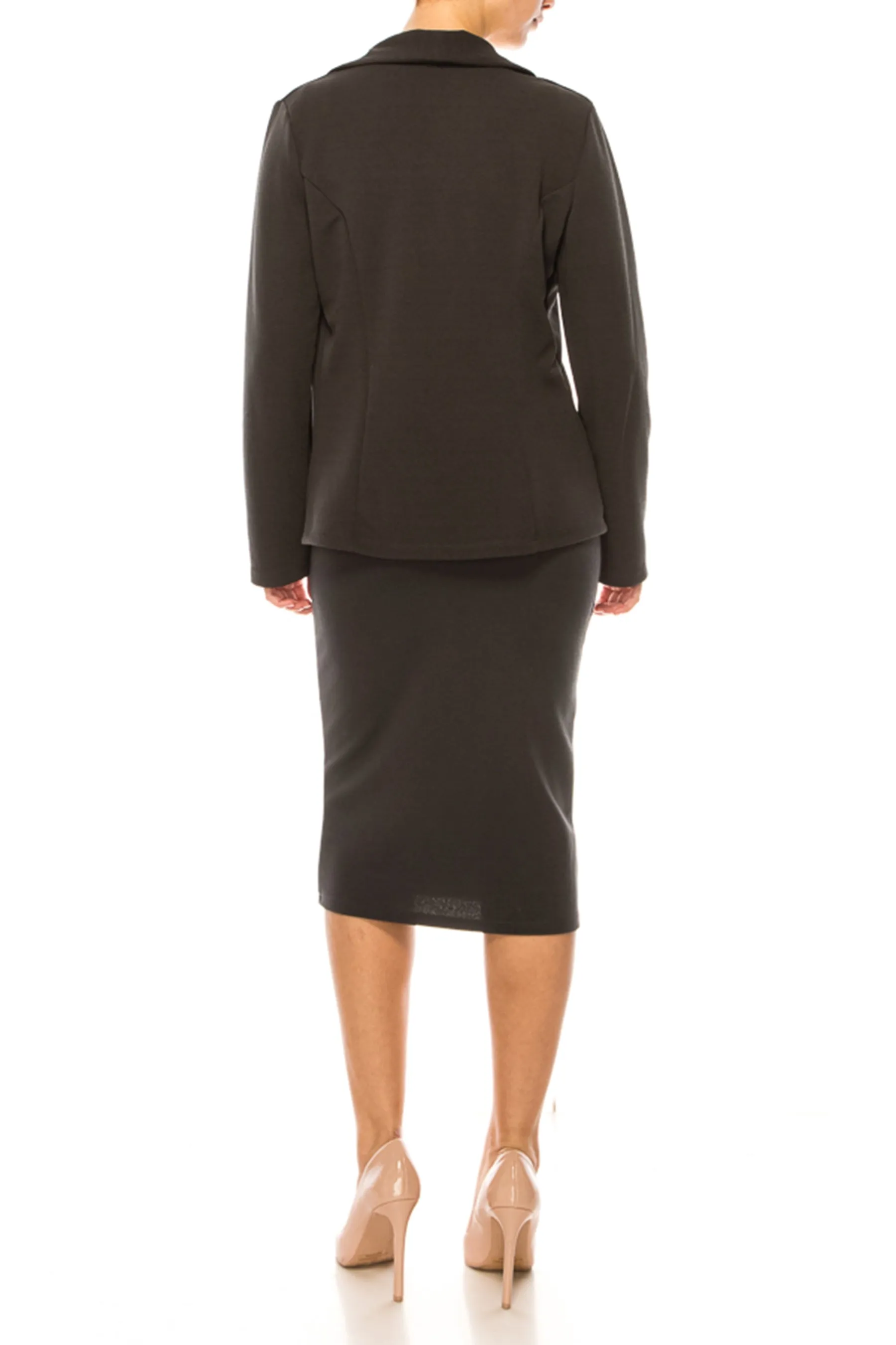 Elegant 2-Piece Suit – Blazer and Pencil Skirt, Professional Workwear V738-S1701SET $18Each