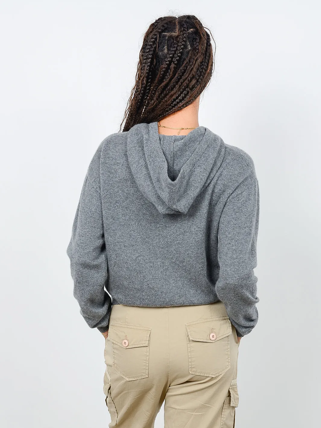 Elina Cashmere Pullover Hoodie