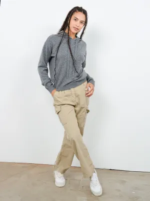Elina Cashmere Pullover Hoodie