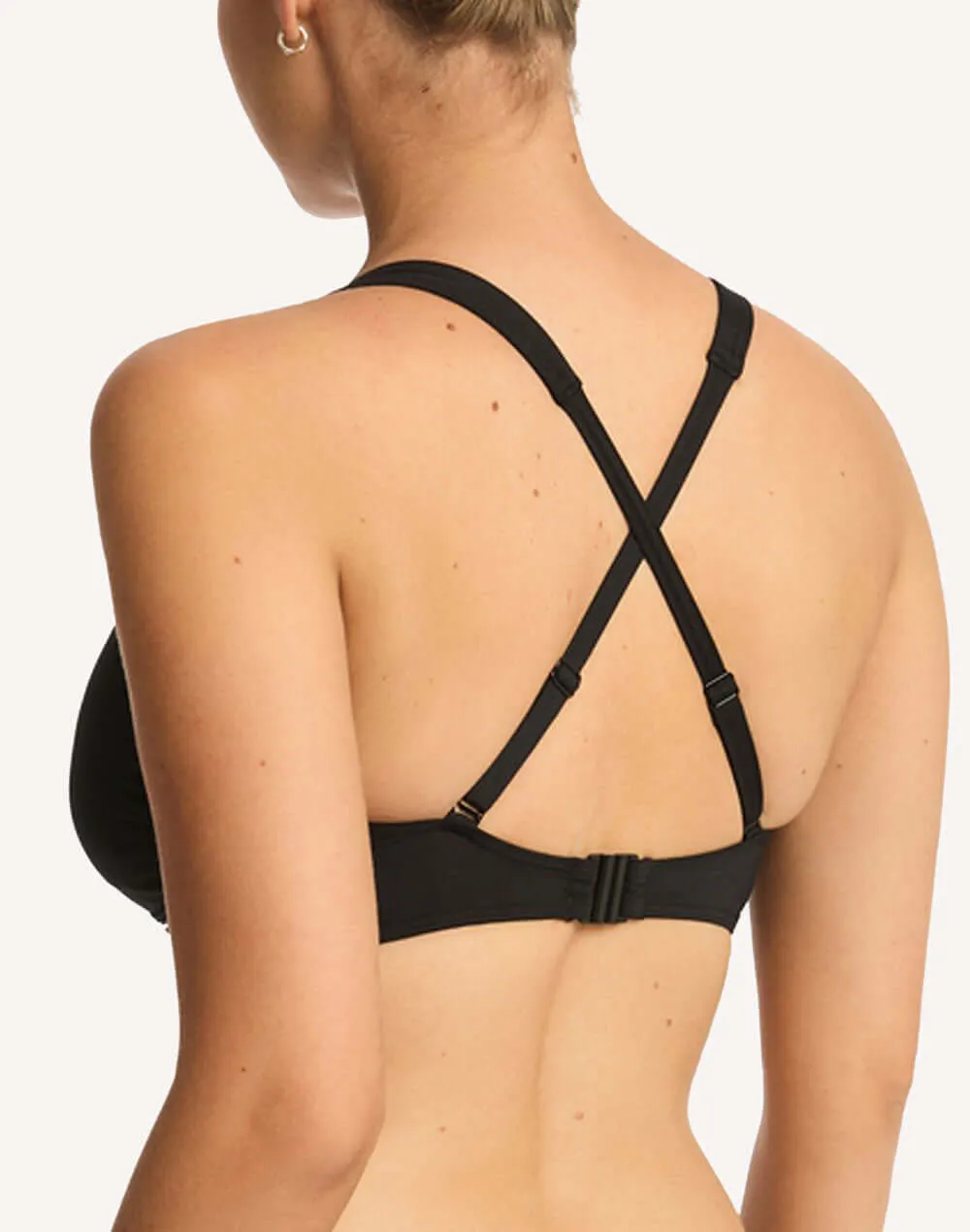 Essentials G Cup Cross Front Bikini Top
