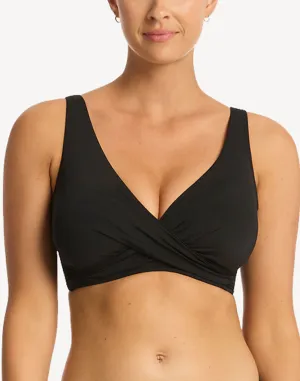 Essentials G Cup Cross Front Bikini Top