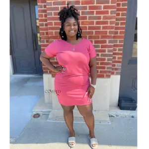 Everyday T-Shirt Dress Rose