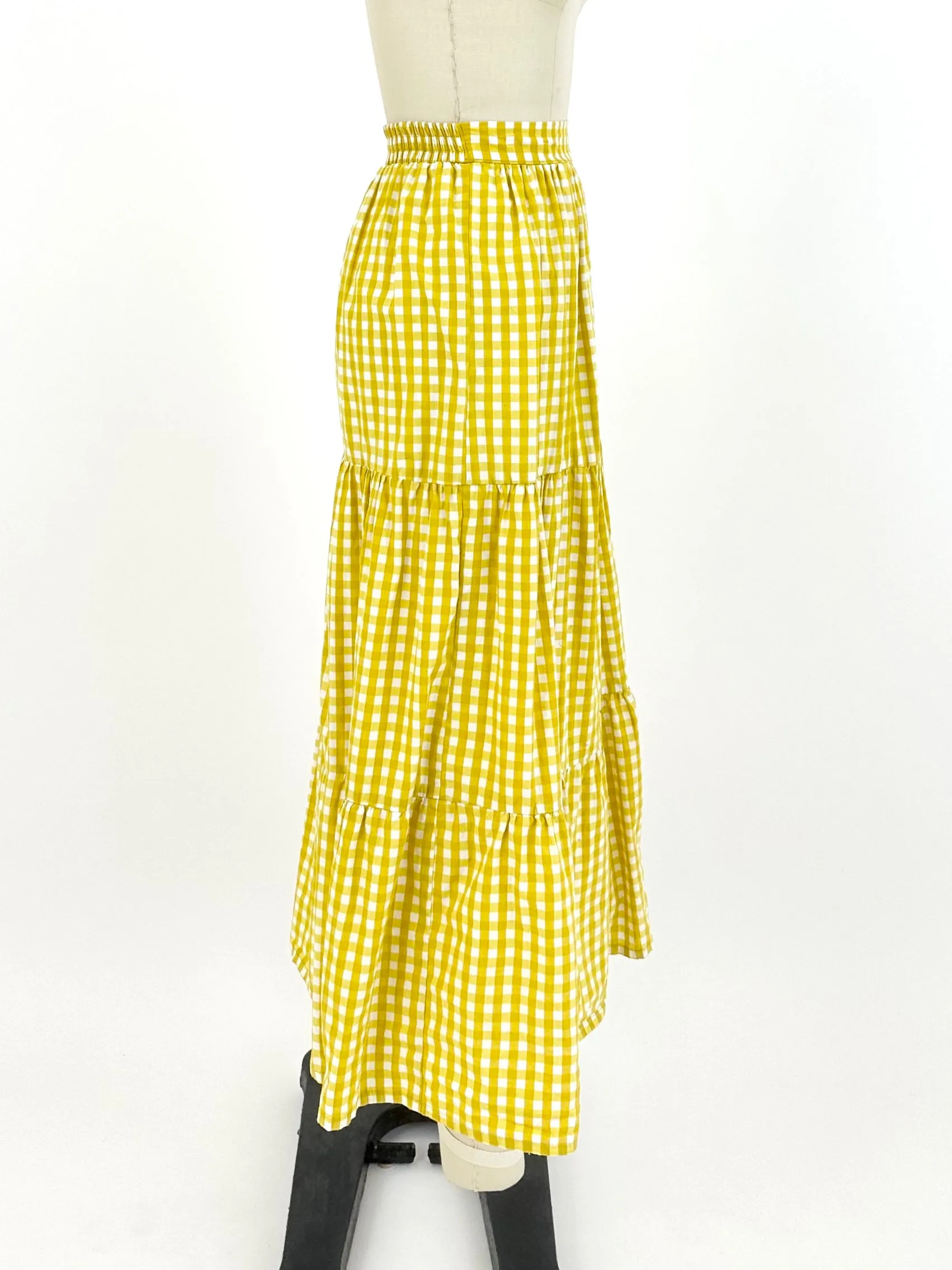Faithfull The Brand Gingham Skirt