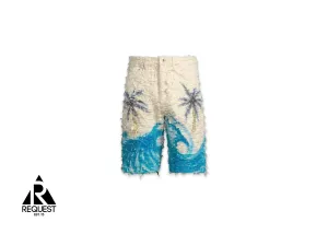 Farley Hill Husk Denim Shorts "Multi-Color"