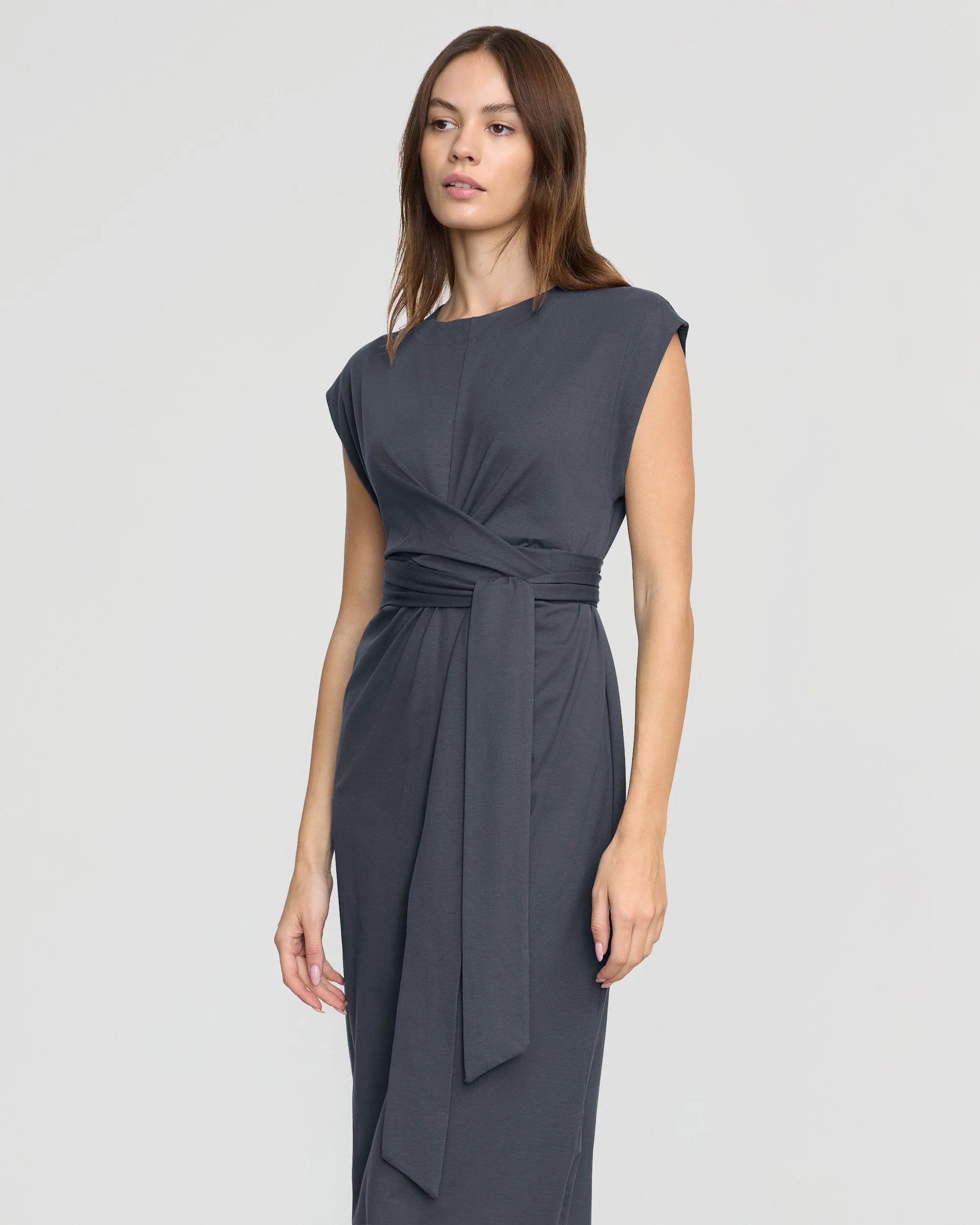 Fei Tie-Front Organic Cotton Dress