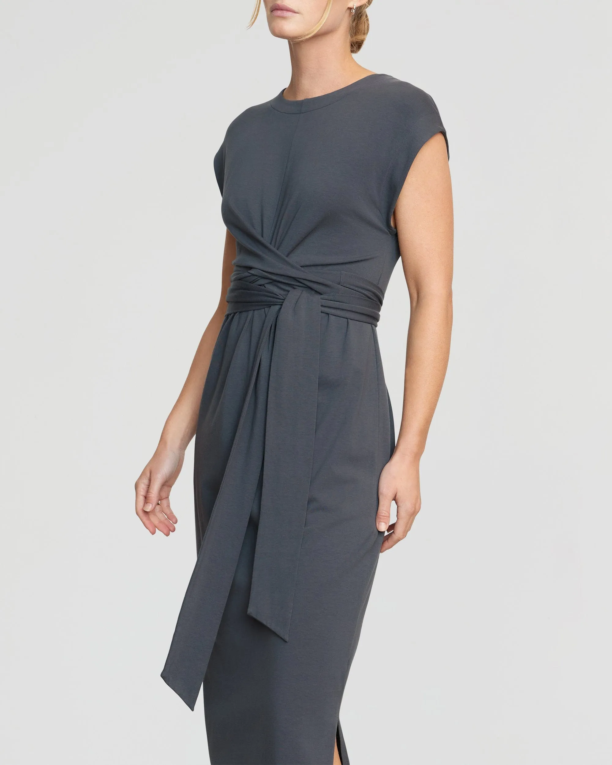 Fei Tie-Front Organic Cotton Dress