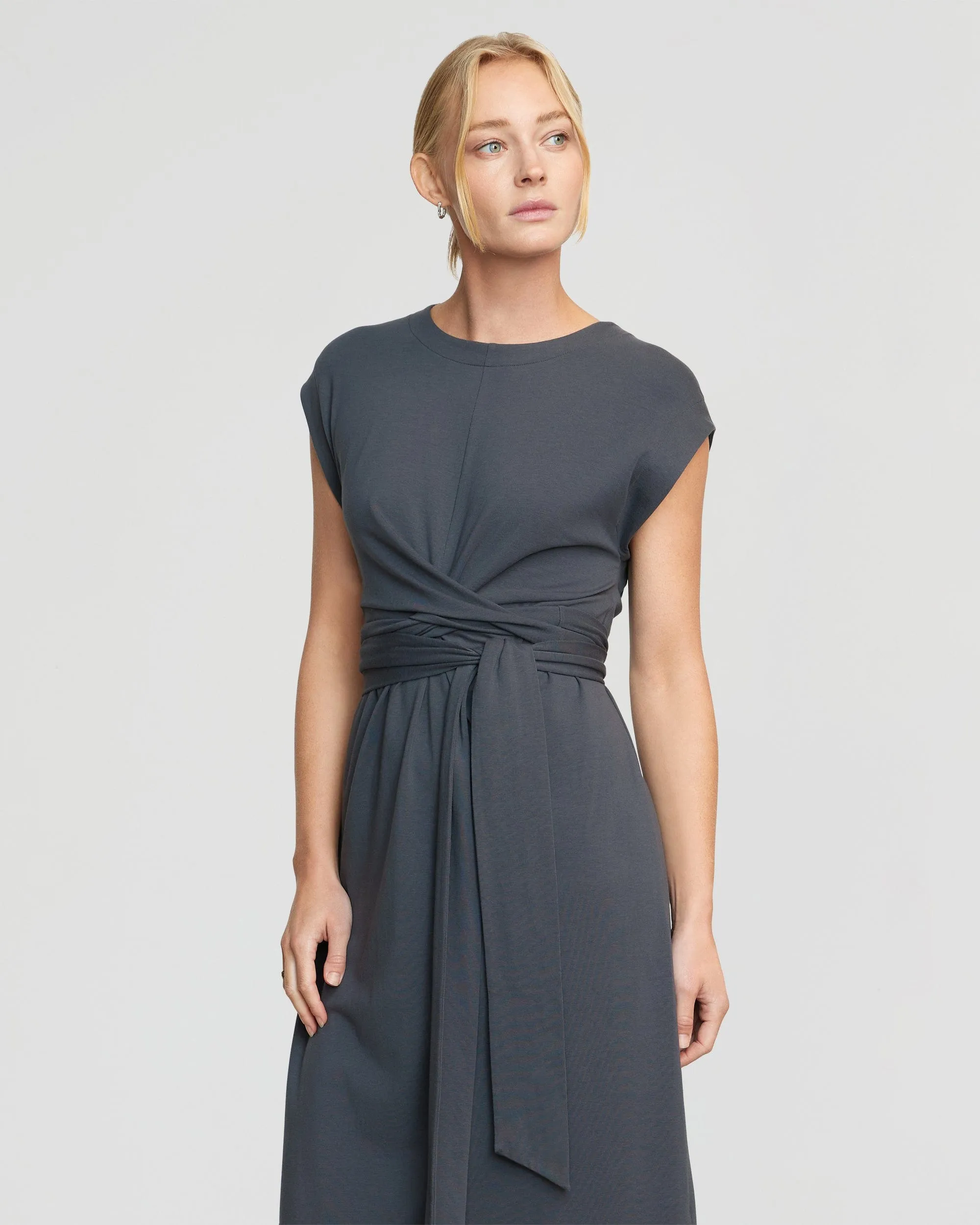 Fei Tie-Front Organic Cotton Dress
