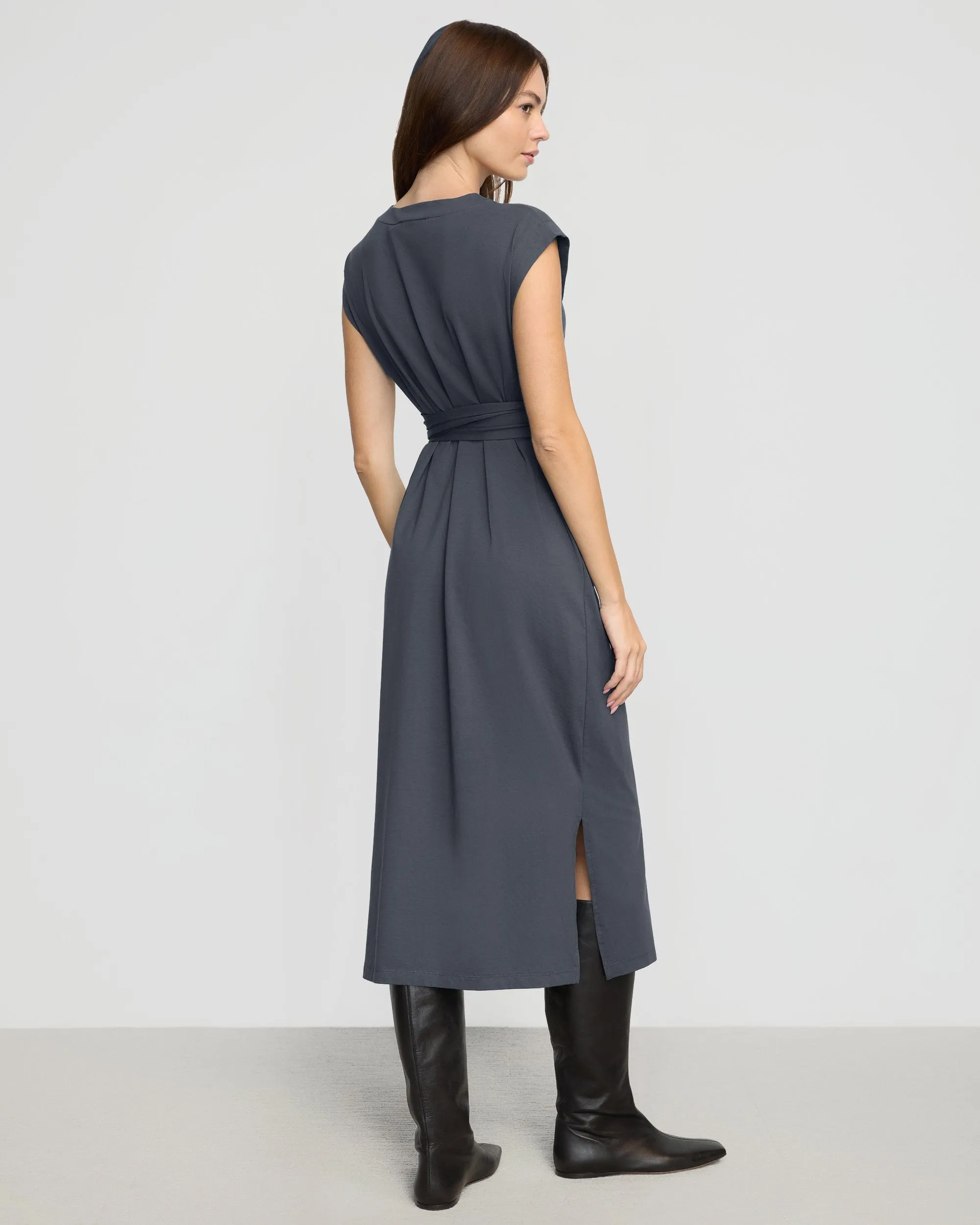 Fei Tie-Front Organic Cotton Dress